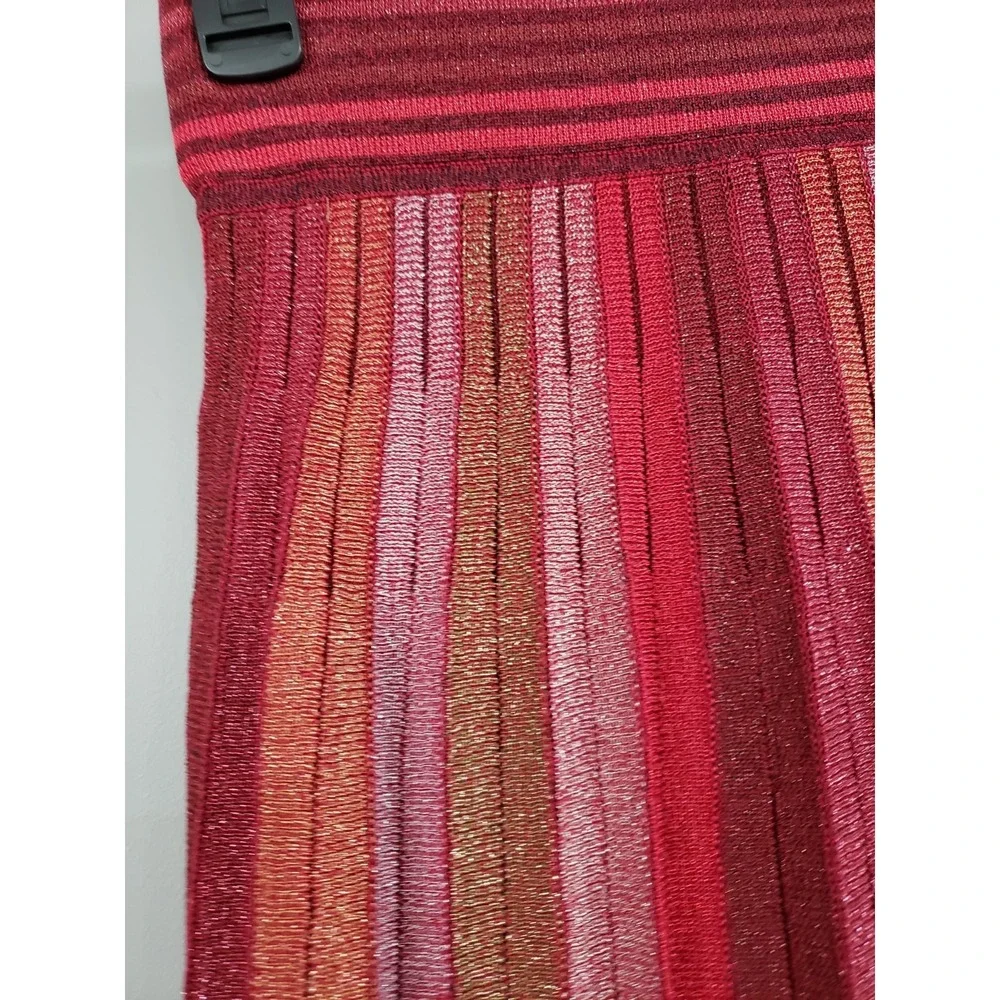 NEVER WORN Kate Spade Metallic Stripe Knit Skirt SIZE MEDIUM